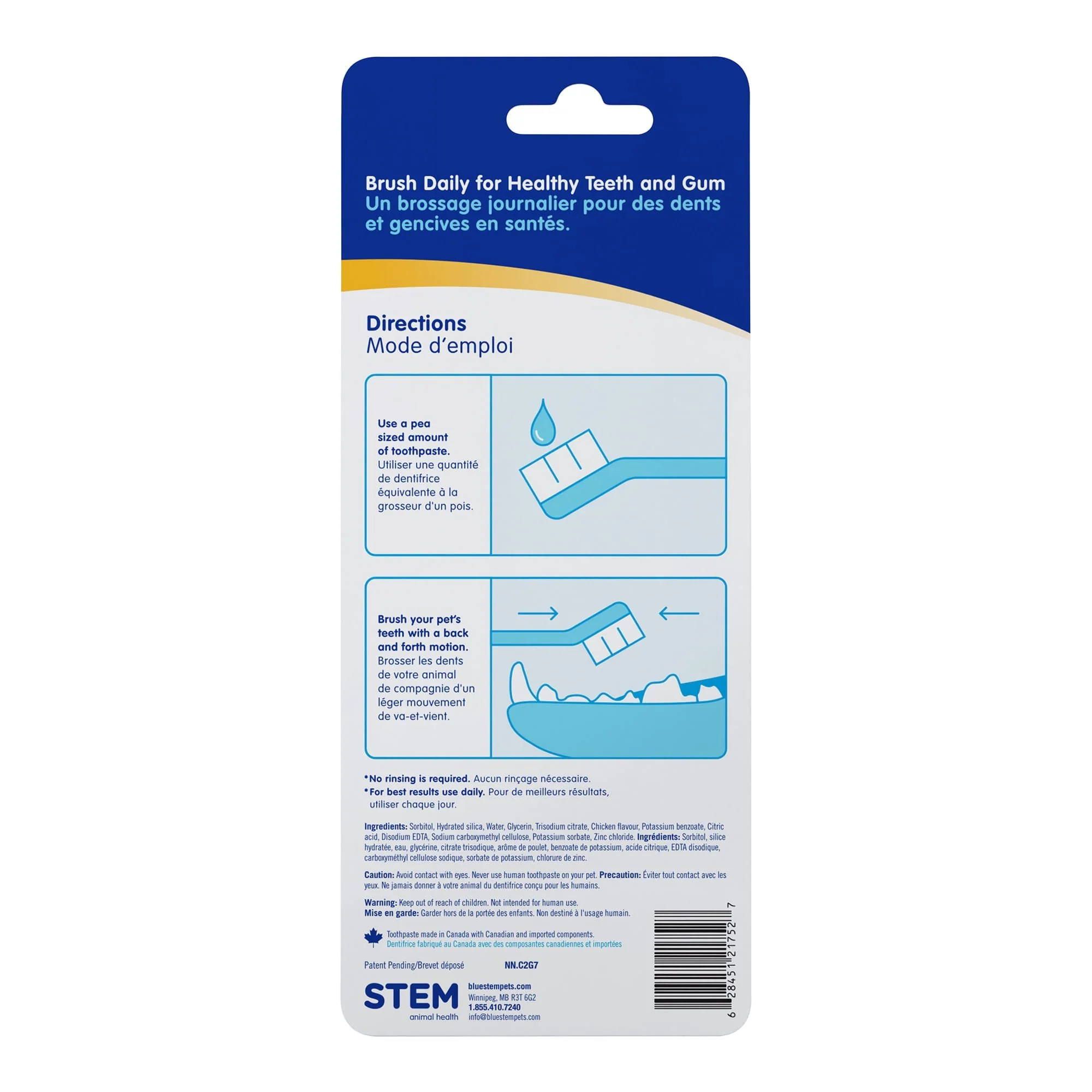 bluestem coactiv+ Oral Dental Kit for Dogs and Cats – Toothpaste, Toothbrush & Finger Brush - Image 5