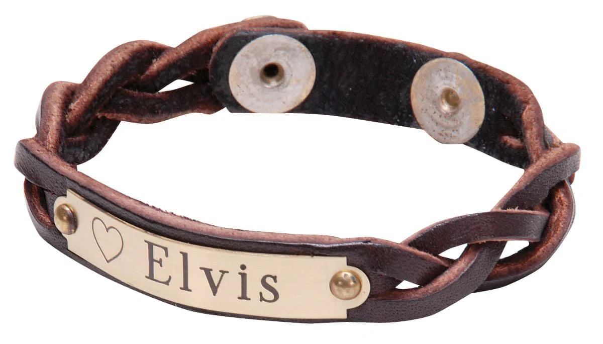 Braided Leather Bracelet - Image 3
