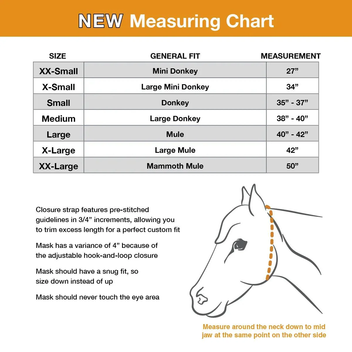 Cashel Crusader Fly Mask for Mules & Donkeys with Ears, UV Protection & Soft Mesh Comfort - Image 3