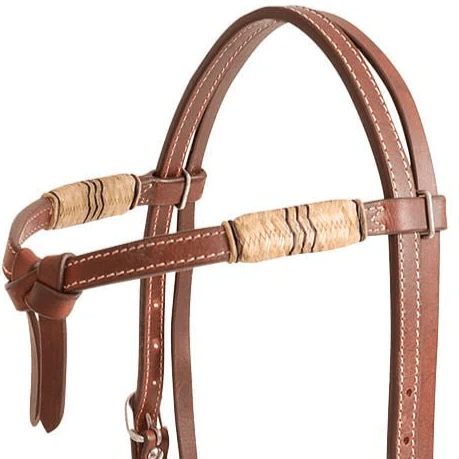 Cashel Rawhide Trim Futurity Browband Headstall - Image 2