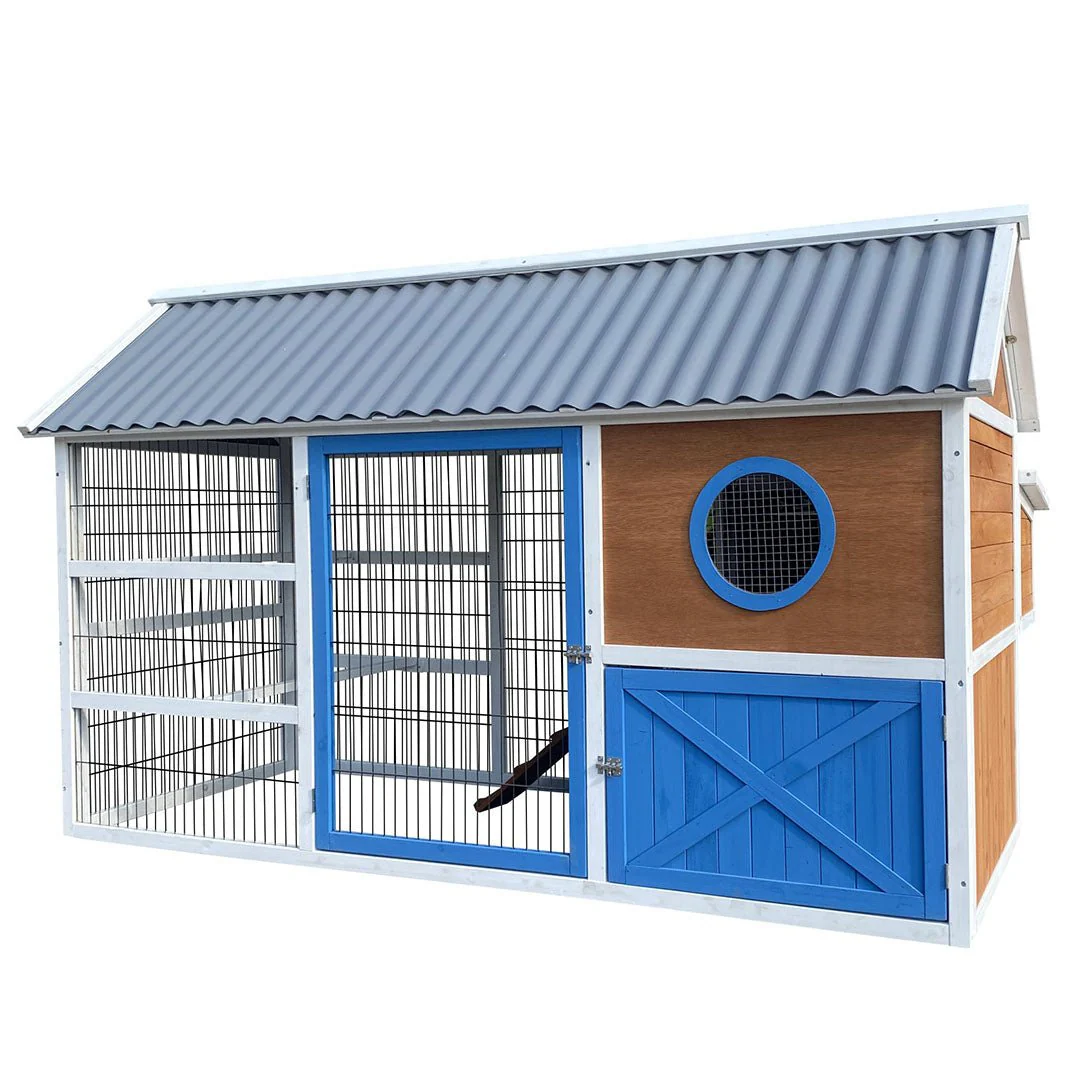 Vienna Chicken House – Large Two-Level Backyard Coop with Nesting Box - Image 2