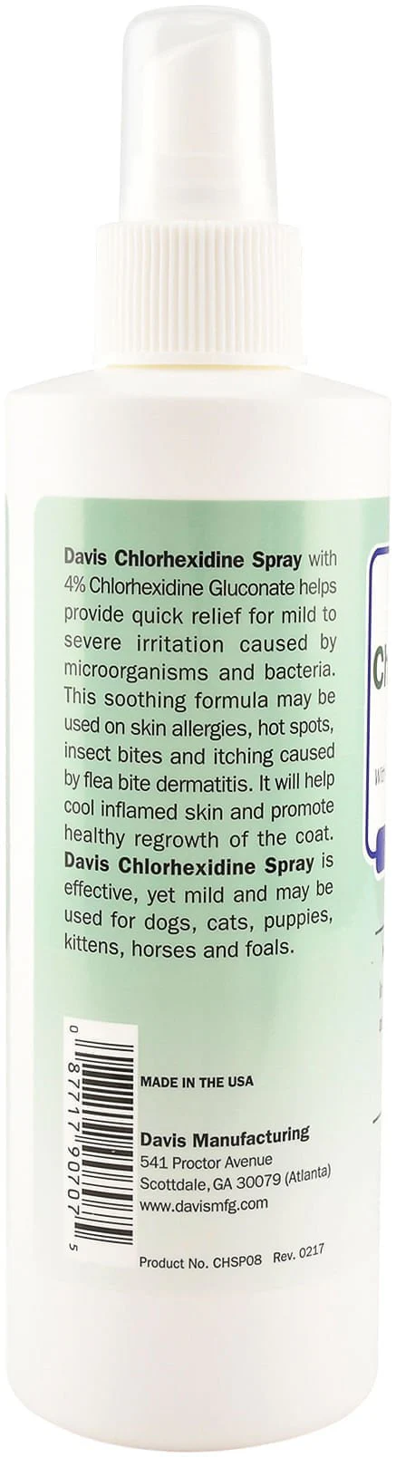 Davis 4% Chlorhexidine Spray, 8 oz - Image 3