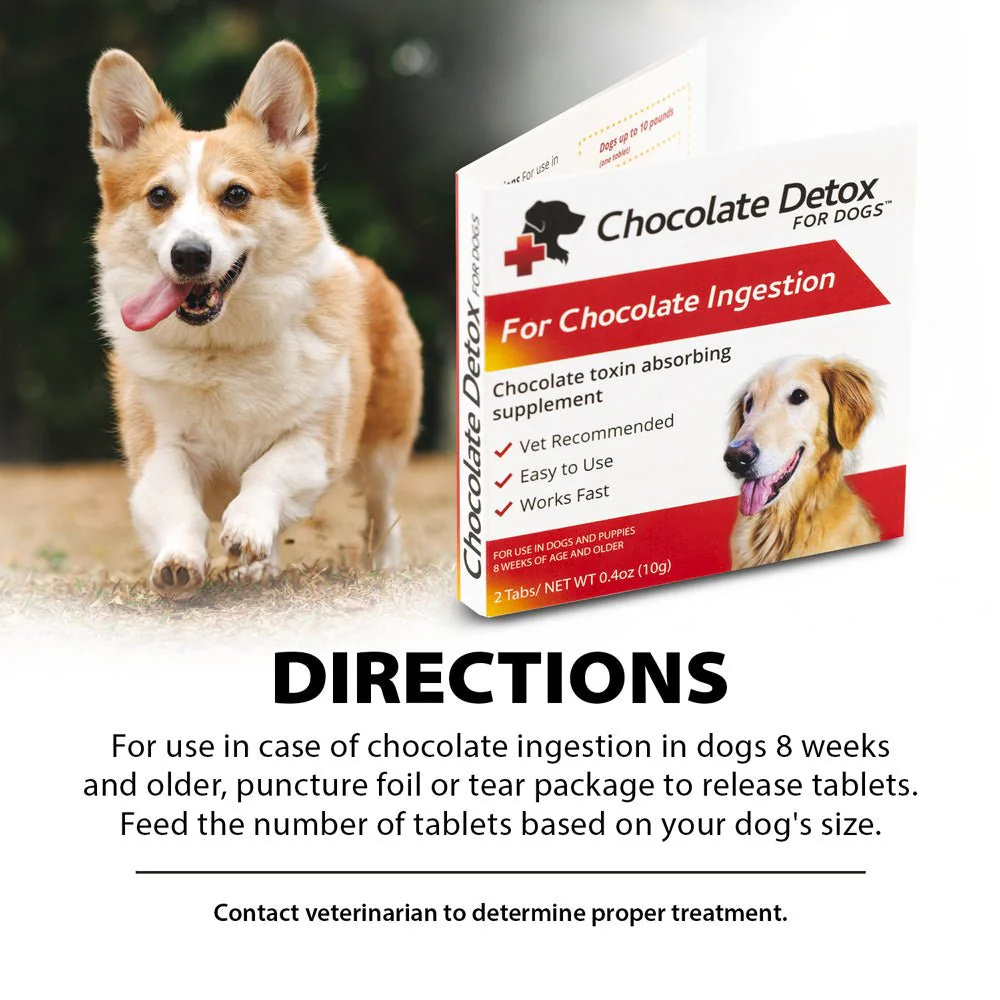 Chocolate Detox for Dogs, 2 Tablets - Image 4