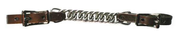 Circle Y Double Flat Link Curb Chains for Horses