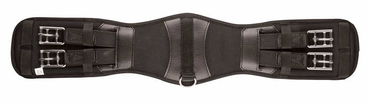 Collegiate Memory Foam Dressage Girth, Black - Image 5