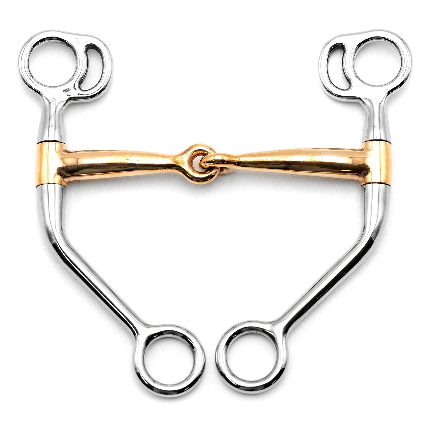 Jeffers Copper Snaffle Mouth Horse Training Bit - Image 6