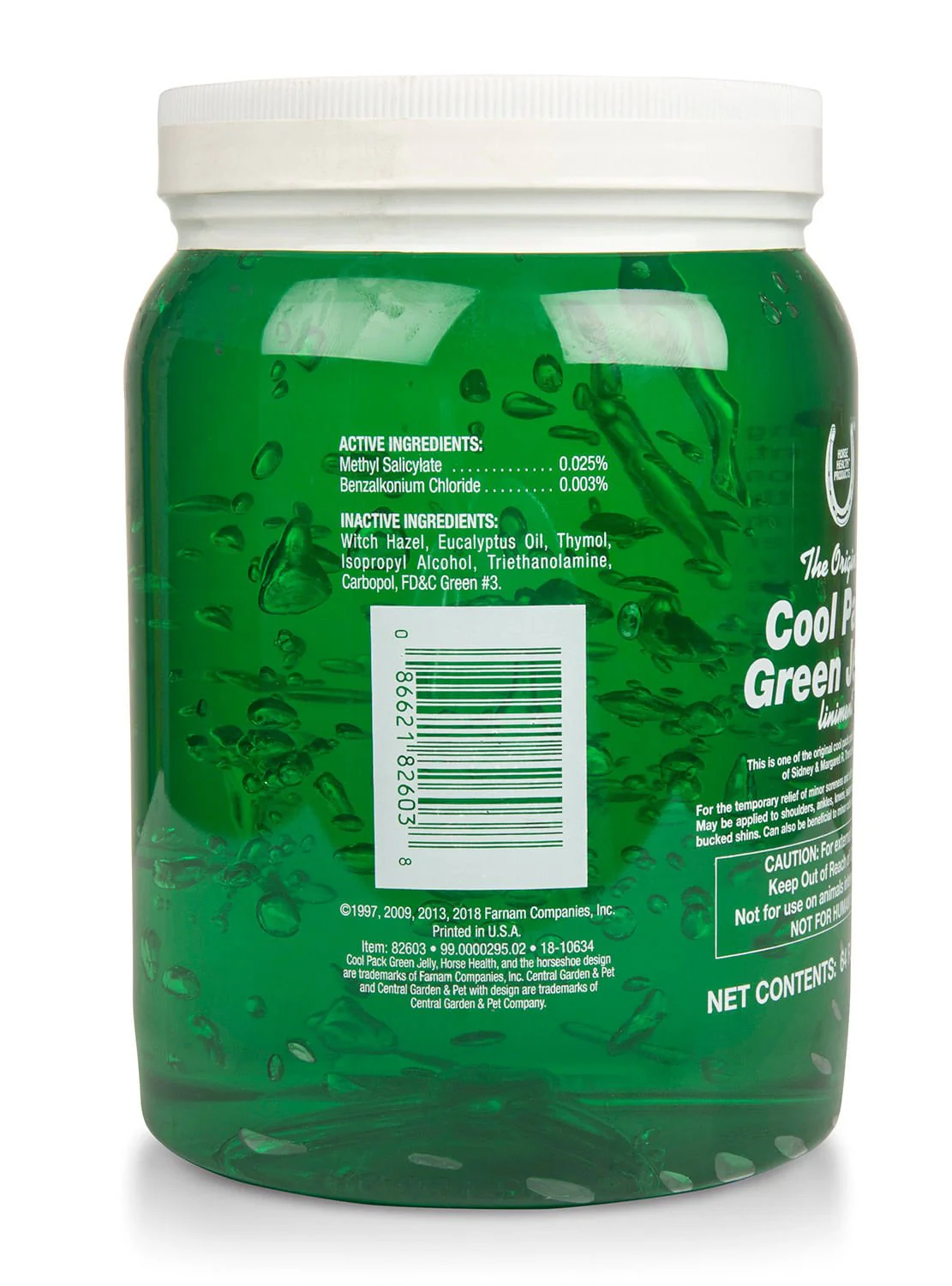 Cool Pack Green Jelly Horse Liniment, 1/2 gallon - Image 2