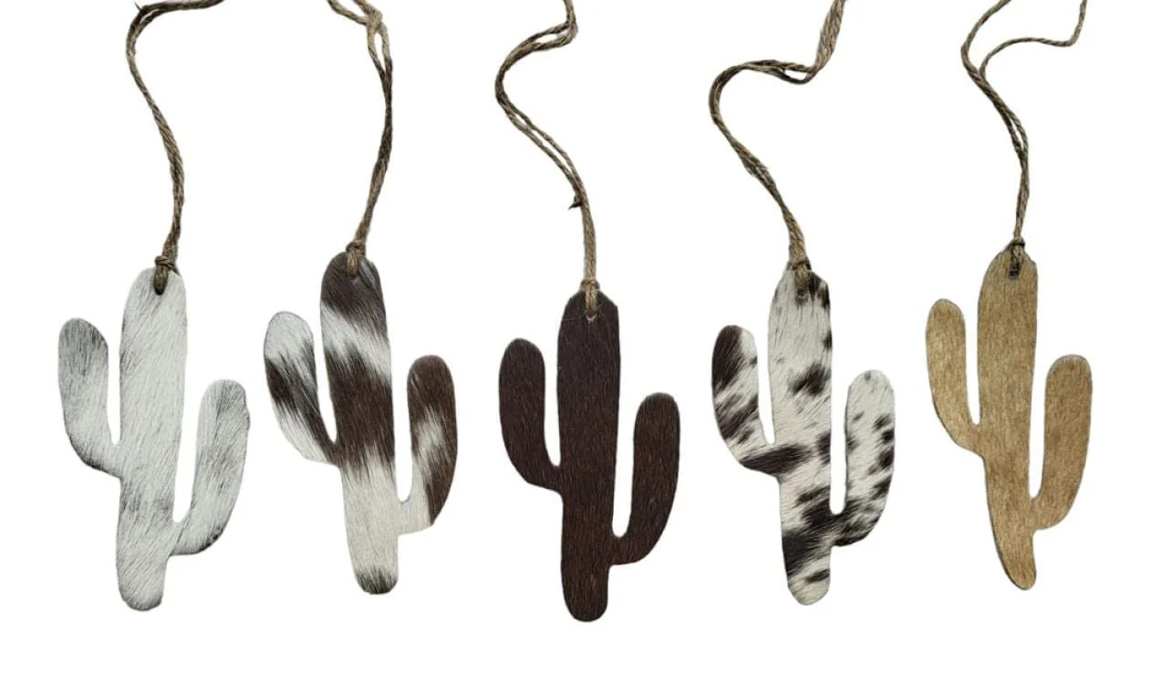 Cowhide Leather Christmas Ornament - Image 6