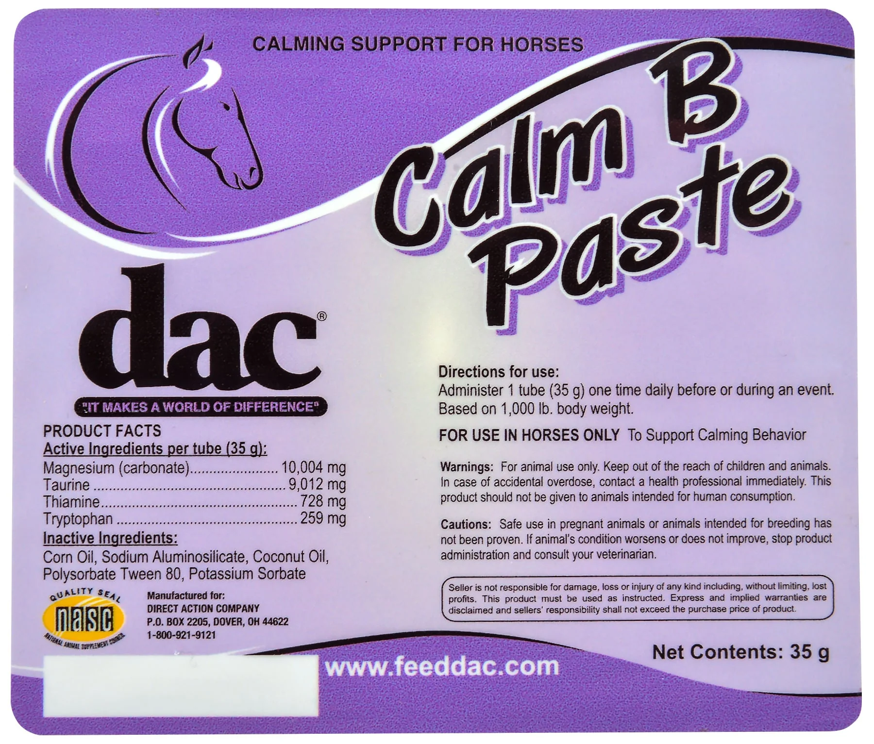 dac Calm B Paste, 35 gram - Image 2