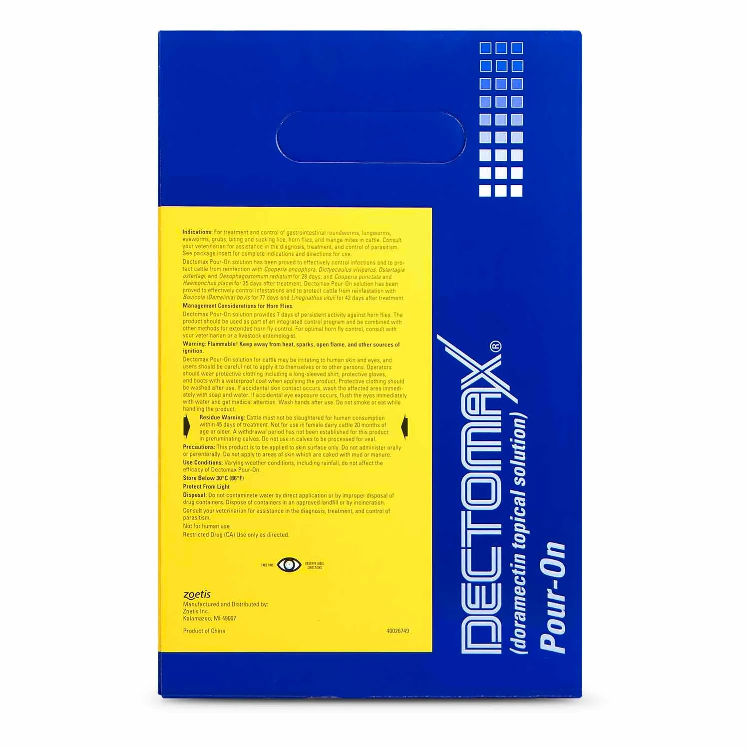 Dectomax Doramectin Pour-On Wormer – Beef & Dairy Cattle Parasite Treatment - Image 9