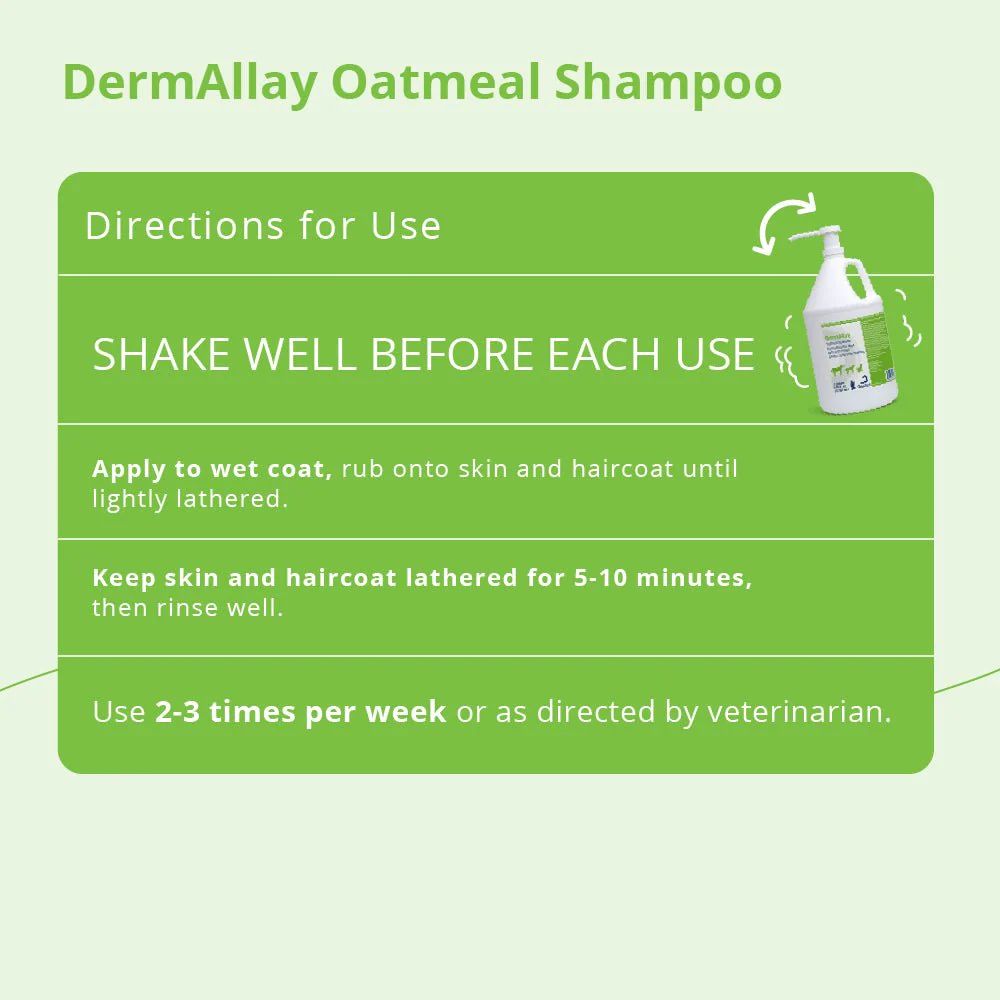 DermAllay Oatmeal Shampoo for Dogs, Cats & Horses - Image 11