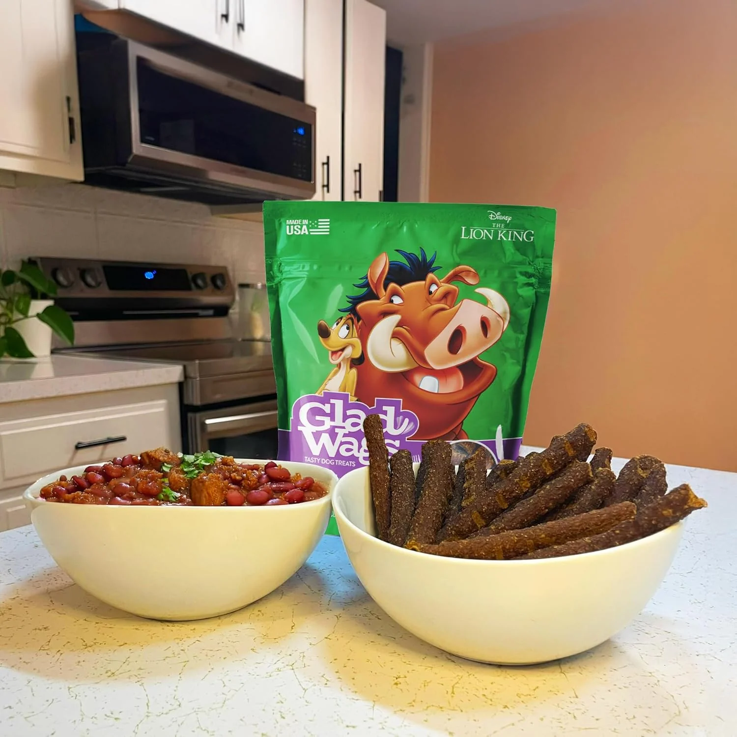 Disney Glad Wags Dog Treats - Chicken, Beef, Turkey & Pork Homestyle Jerky, Grain-Free, 12 oz, Made in USA - Image 19