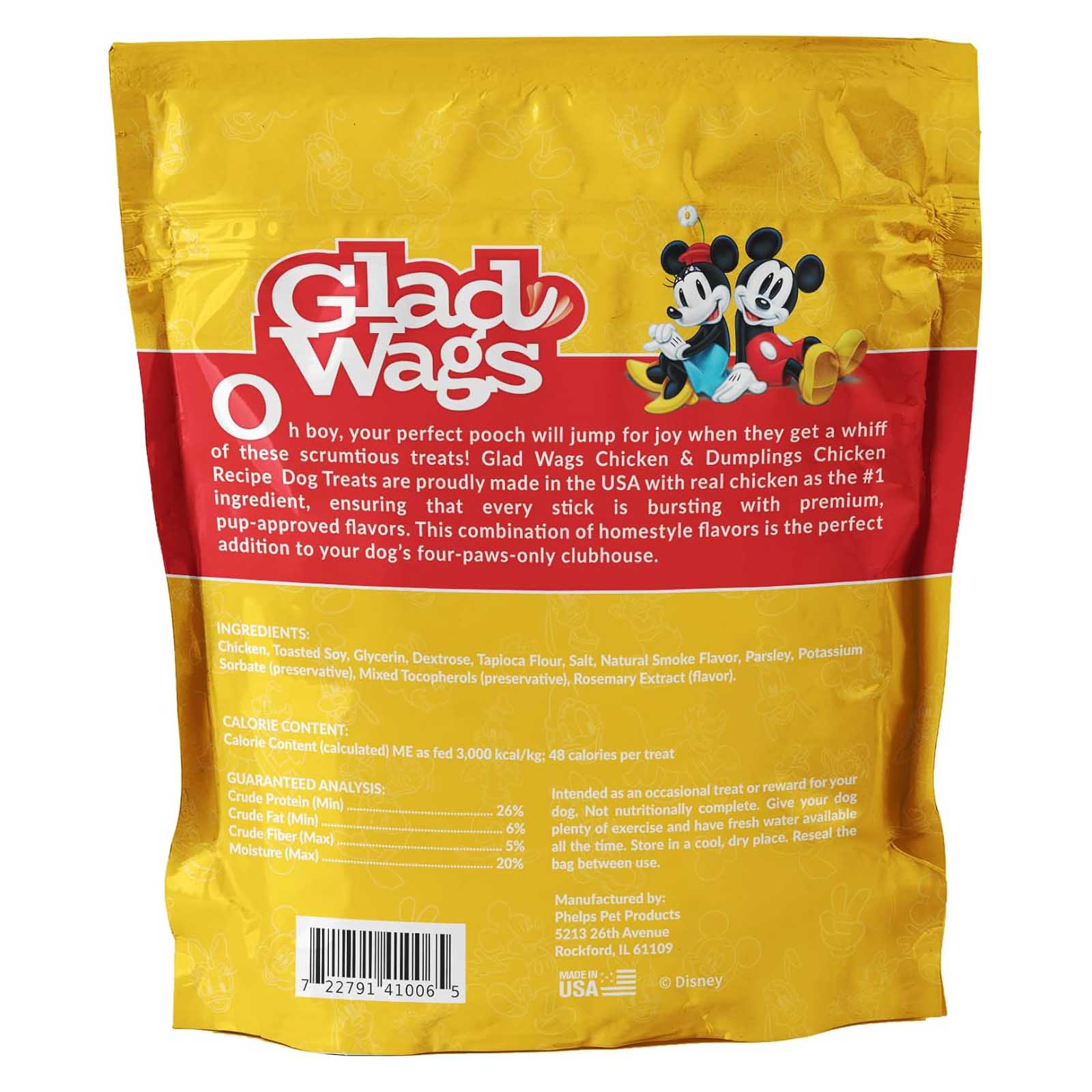 Disney Glad Wags Dog Treats - Chicken, Beef, Turkey & Pork Homestyle Jerky, Grain-Free, 12 oz, Made in USA - Image 22