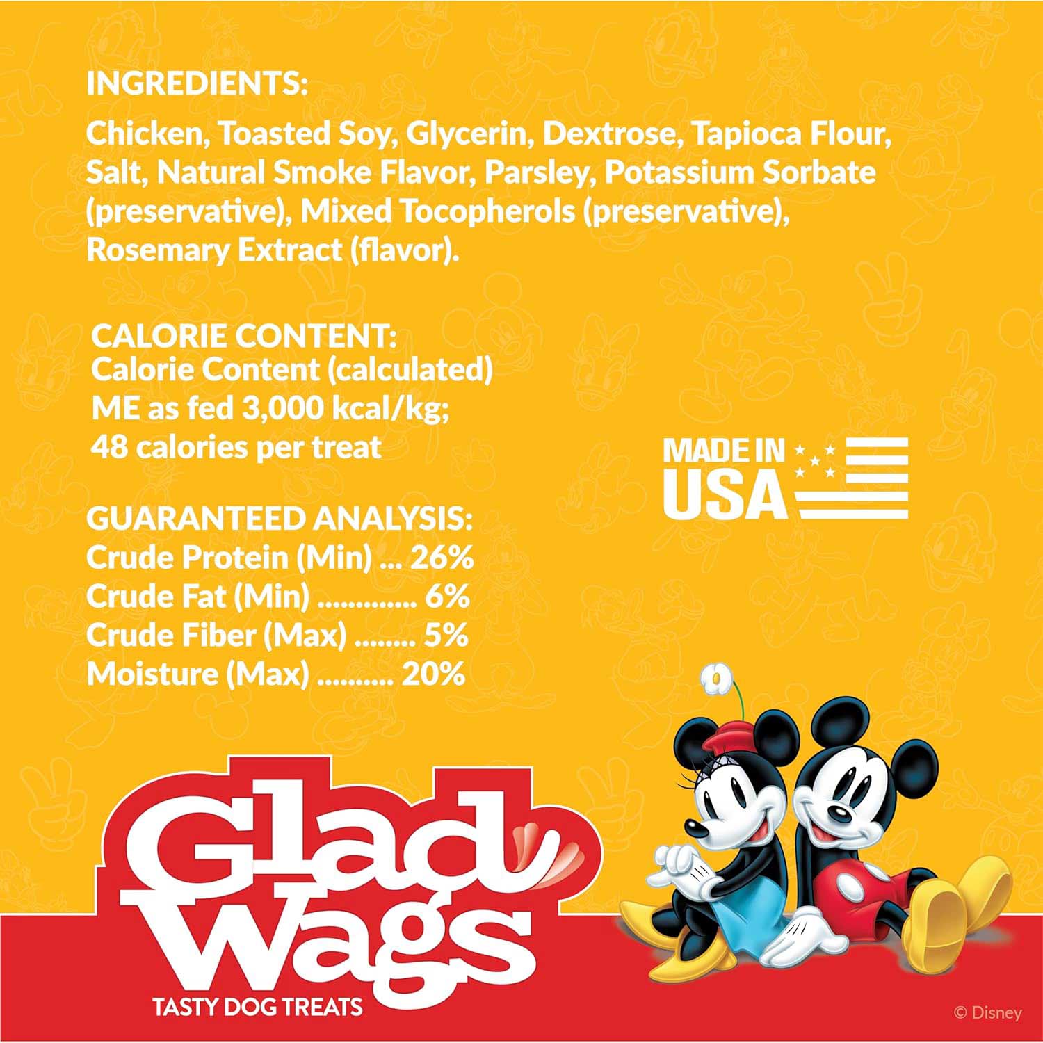 Disney Glad Wags Dog Treats - Chicken, Beef, Turkey & Pork Homestyle Jerky, Grain-Free, 12 oz, Made in USA - Image 23