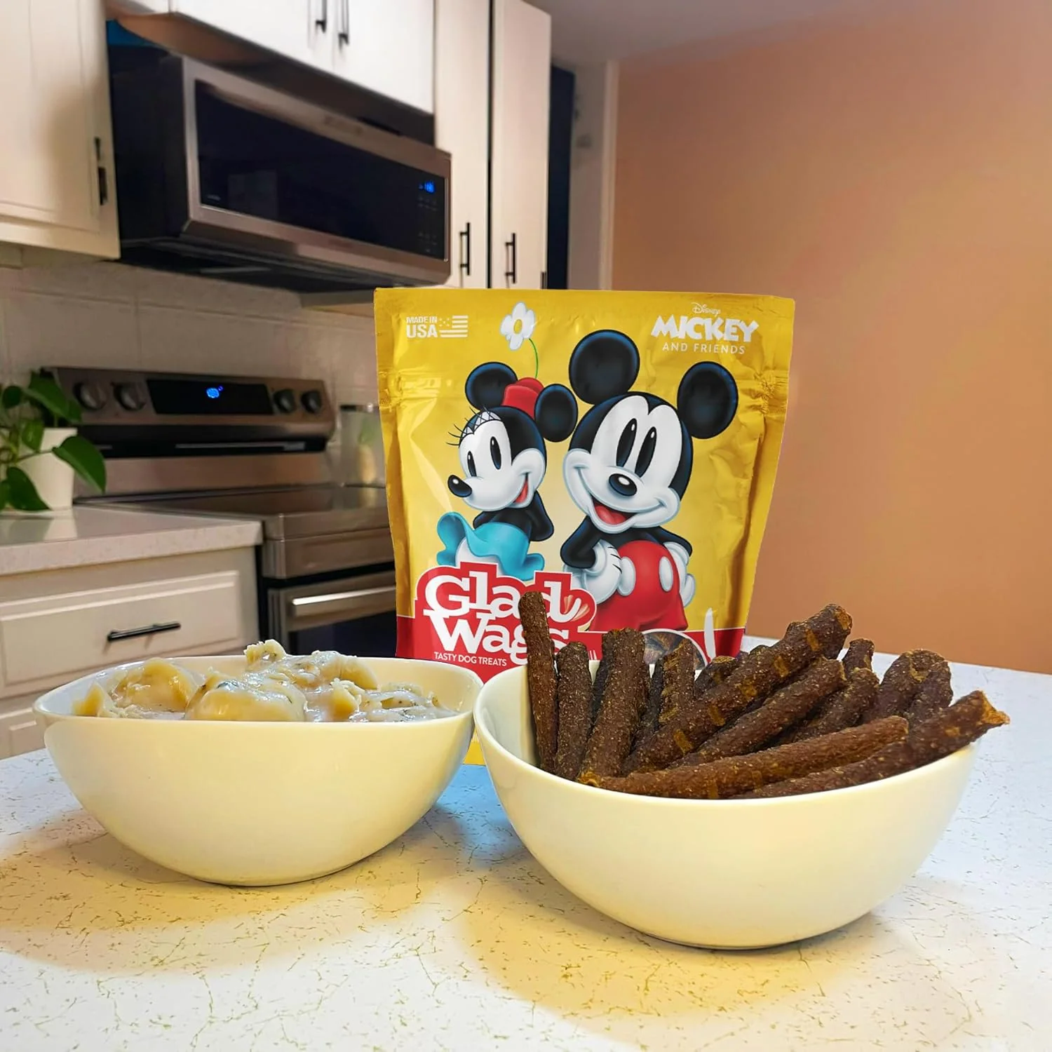 Disney Glad Wags Dog Treats - Chicken, Beef, Turkey & Pork Homestyle Jerky, Grain-Free, 12 oz, Made in USA - Image 25