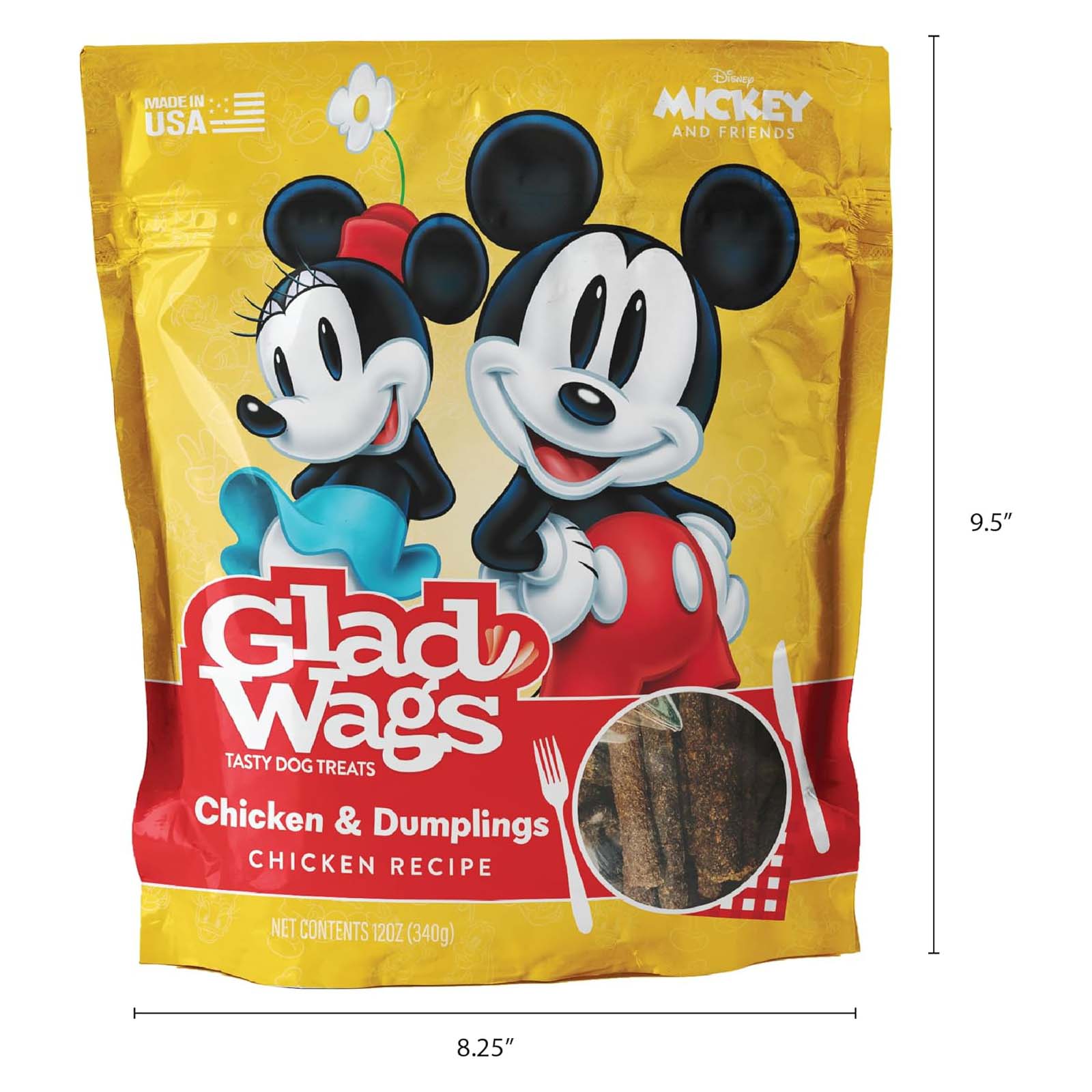 Disney Glad Wags Dog Treats - Chicken, Beef, Turkey & Pork Homestyle Jerky, Grain-Free, 12 oz, Made in USA - Image 26