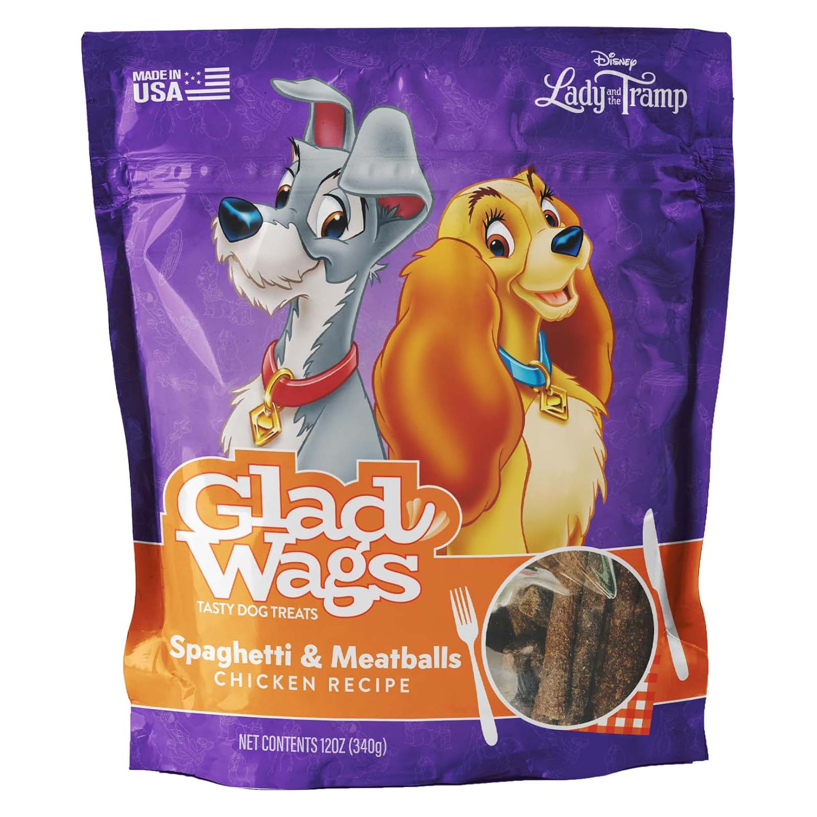 Disney Glad Wags Dog Treats - Chicken, Beef, Turkey & Pork Homestyle Jerky, Grain-Free, 12 oz, Made in USA - Image 3