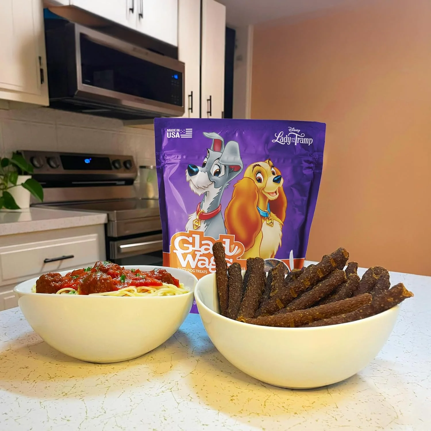 Disney Glad Wags Dog Treats - Chicken, Beef, Turkey & Pork Homestyle Jerky, Grain-Free, 12 oz, Made in USA - Image 8