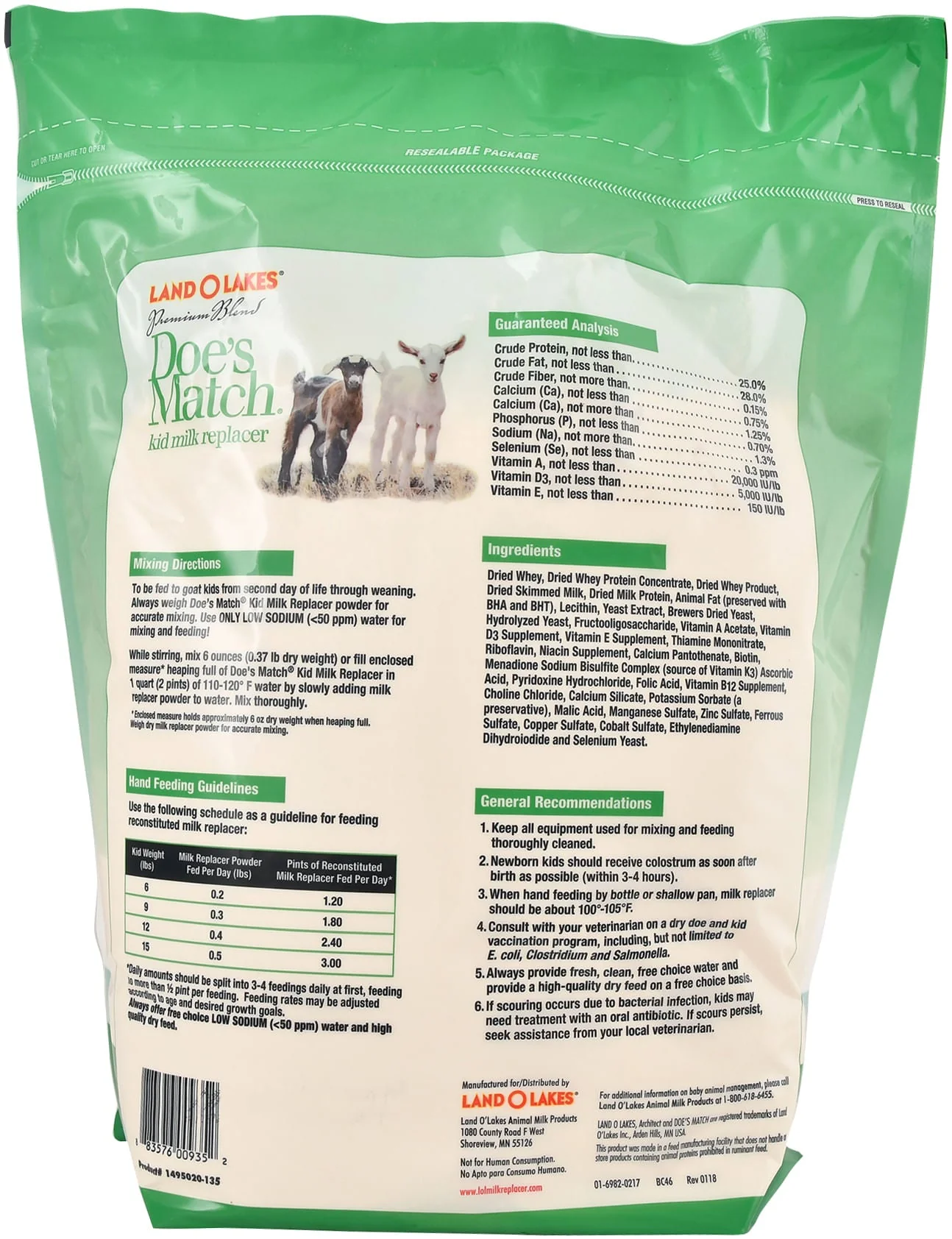 Doe's Match Kid Milk Replacer - Image 2