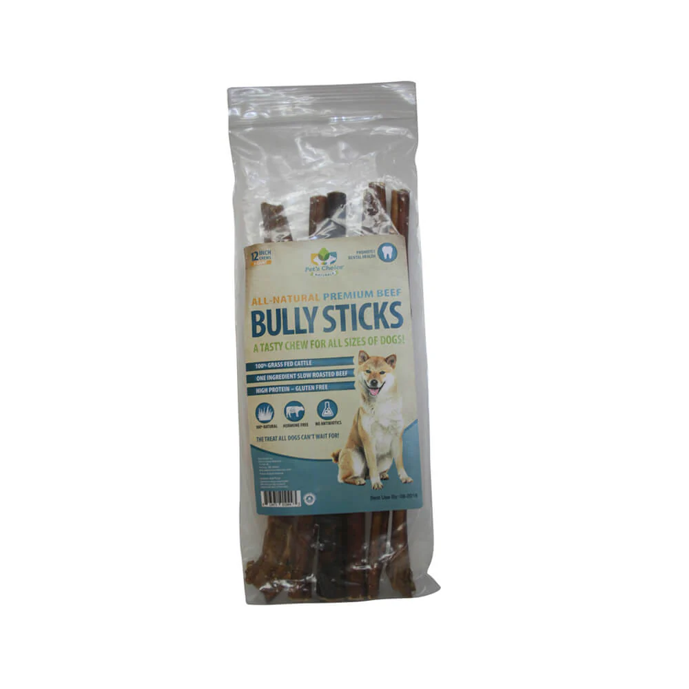 Dog Bully Sticks Premium All Natural Dog Pizzle Chews, 12" - Image 17