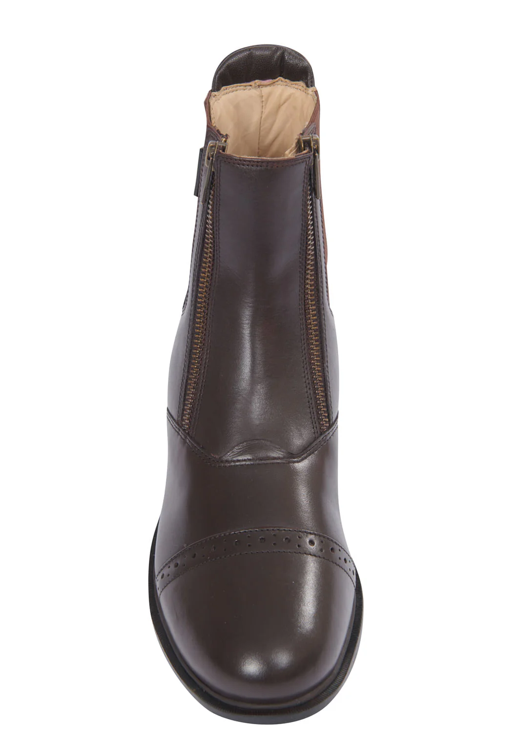 Dublin Evolution Double Zip Front Paddock Boots, Brown - Image 59