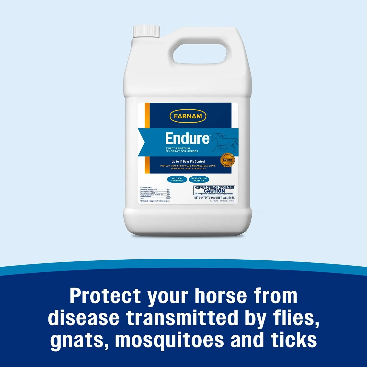 Farnam Endure Sweat-Resistant Fly Control Spray for Horses - Image 13