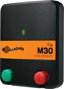 Gallagher M30 Mains Electric Fence Energizer – 5 Mile / 20 Acre, 0.3 Joules