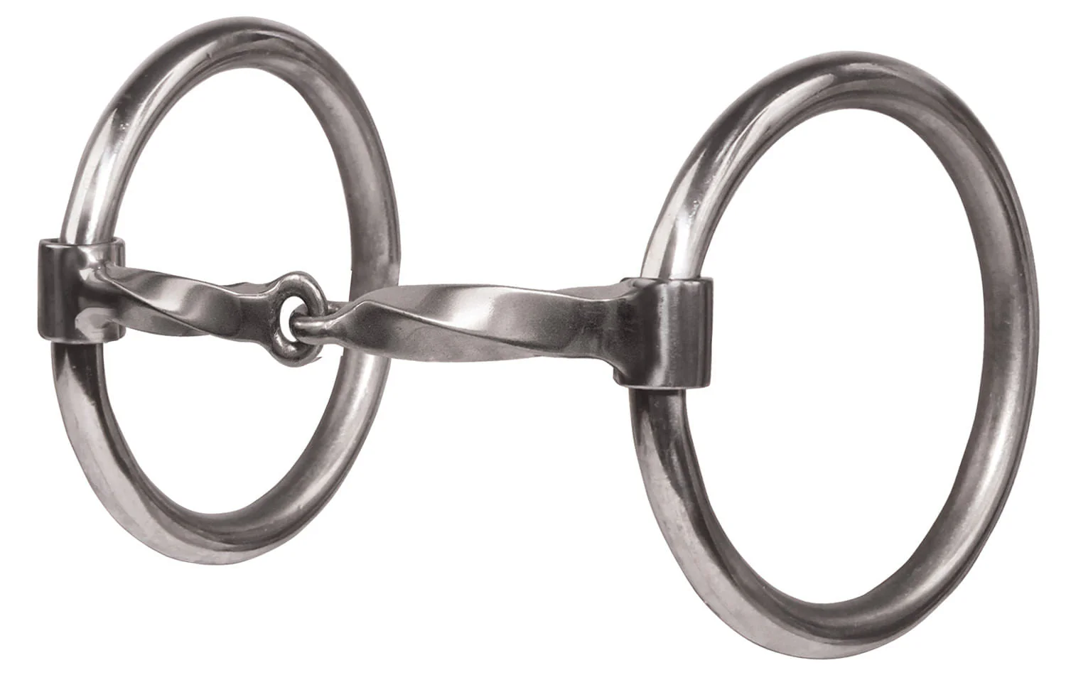 Equisential Slow Twist Loose Ring Snaffle Bit