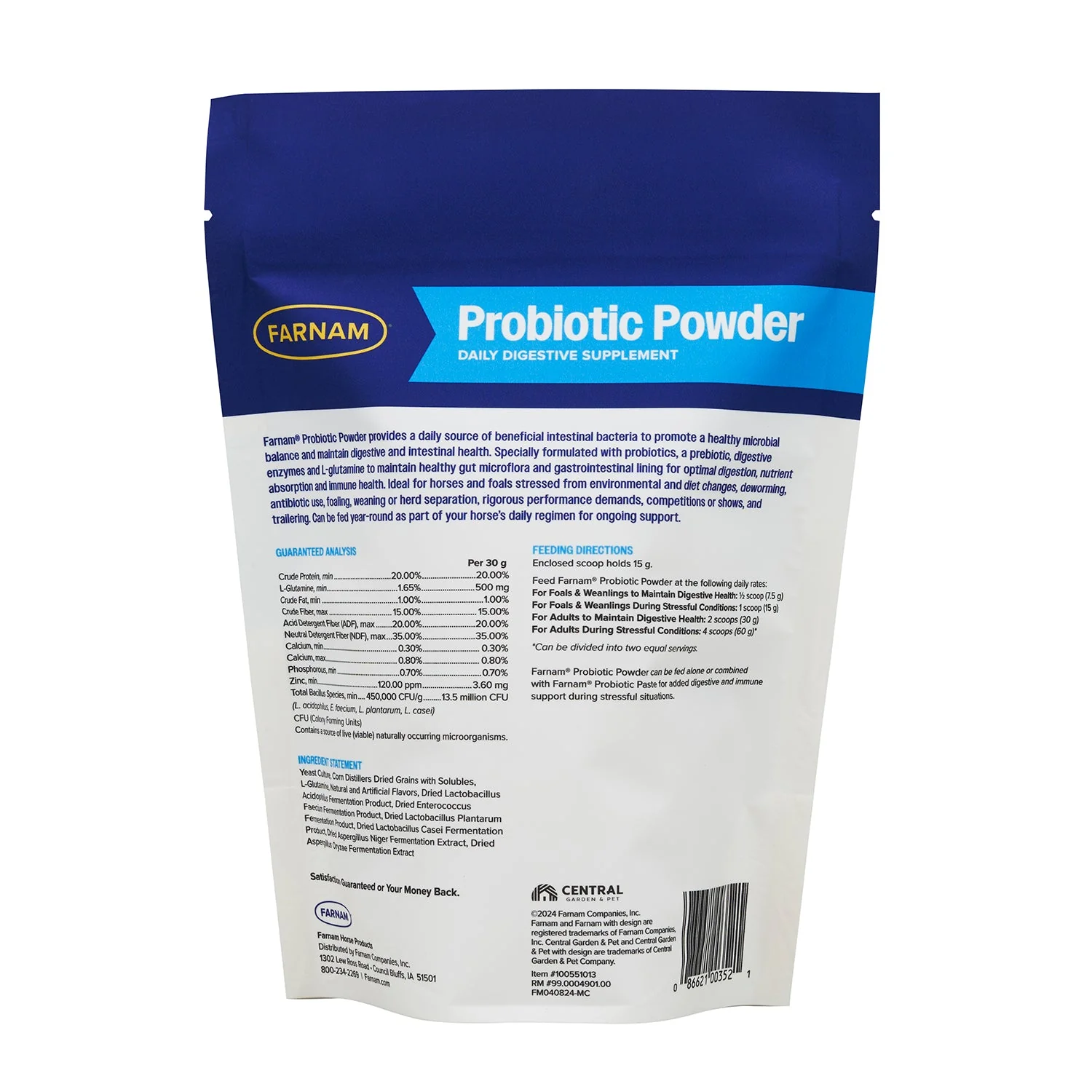 Farnam® Probiotic Digestive Supplement for Horses, Powder - Image 2