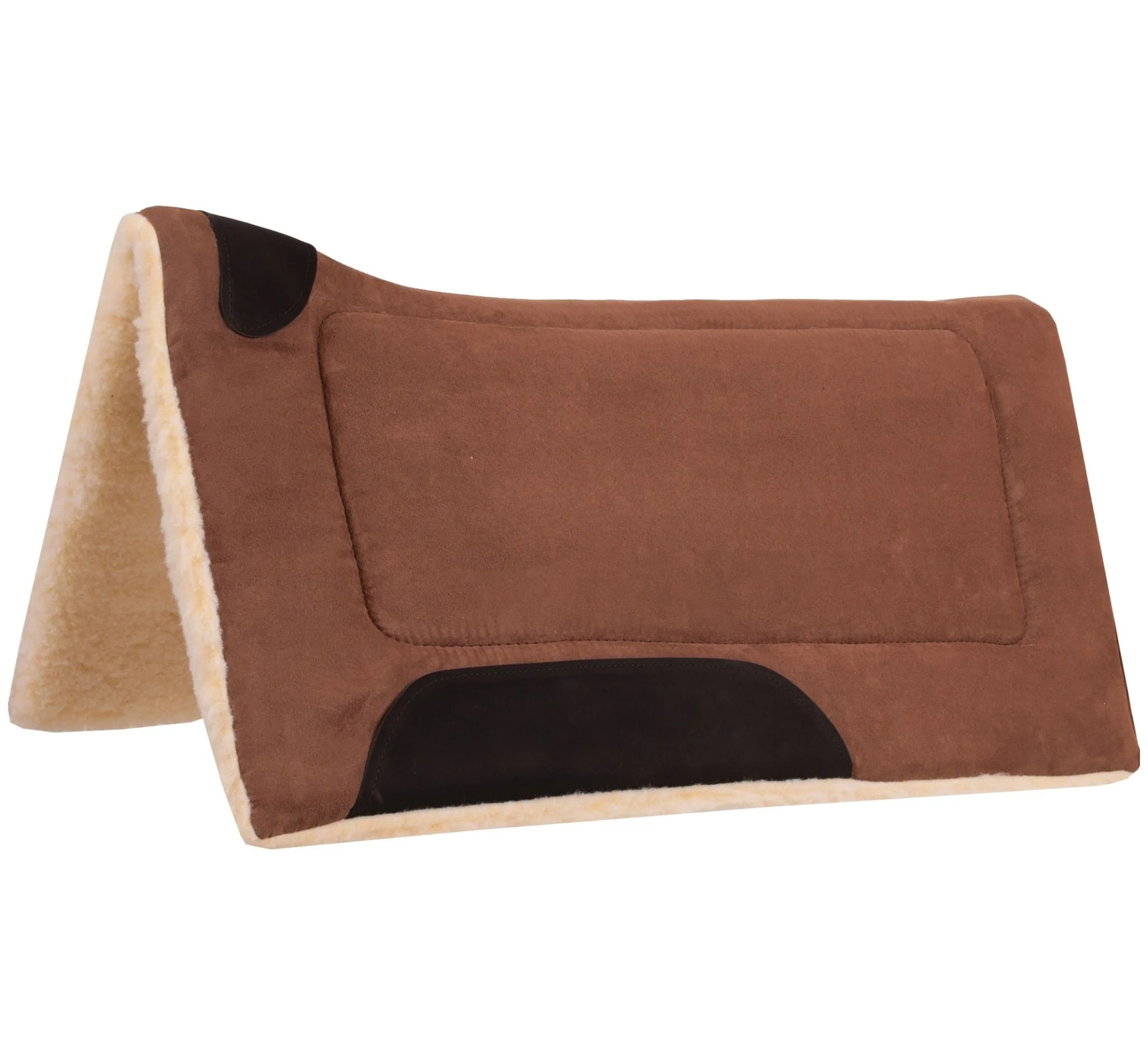 Mustang Faux Suede Contoured Saddle Pad - Image 2