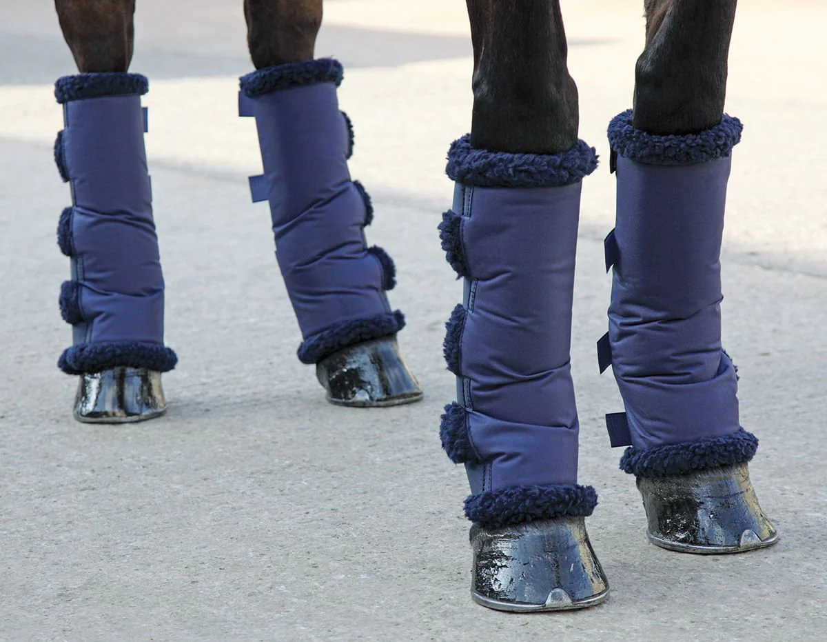 Shires Short Fleece Lined Travel Boots, 4 pack - Image 2