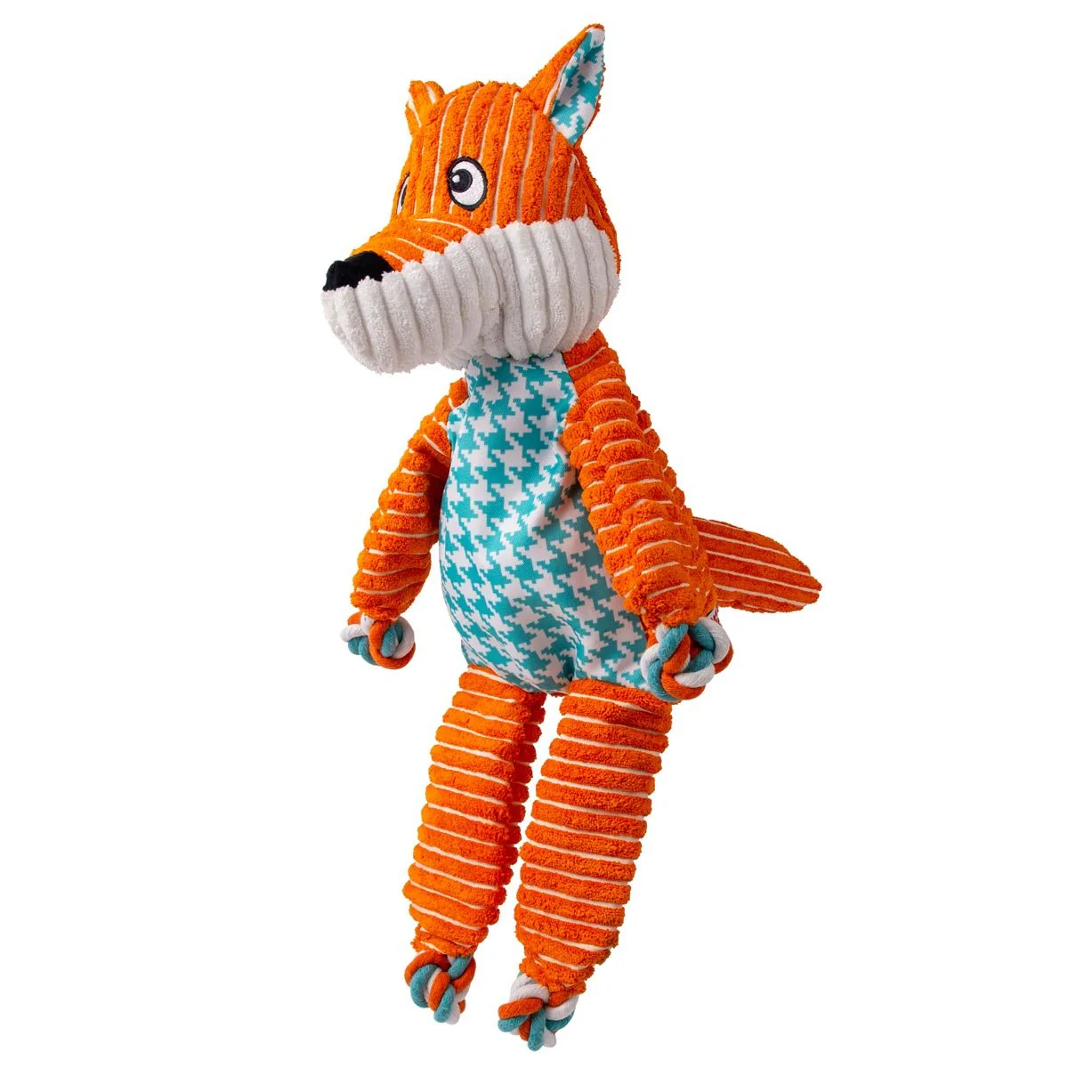 KONG Floppy Knots Plush Dog Toy with Internal Rope & Squeaker - Image 11