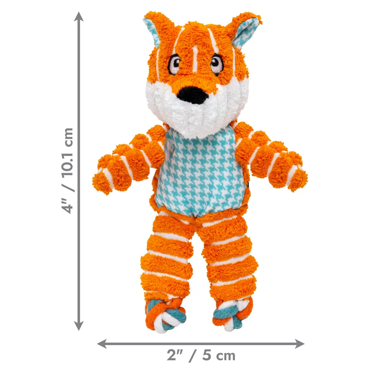 KONG Floppy Knots Plush Dog Toy with Internal Rope & Squeaker - Image 18