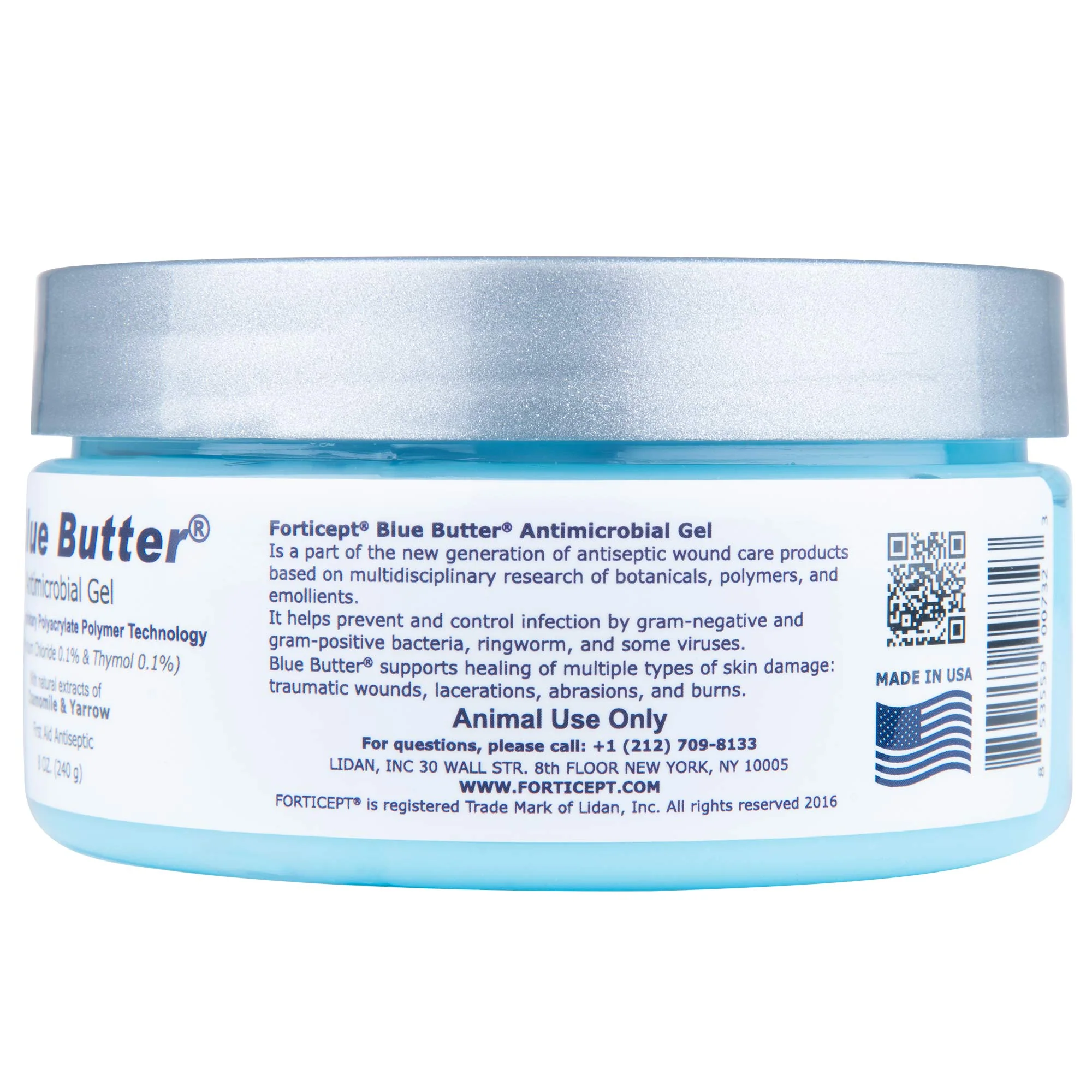Forticept Blue Butter Antimicrobial Healing Gel for Dogs & Cats - Image 2