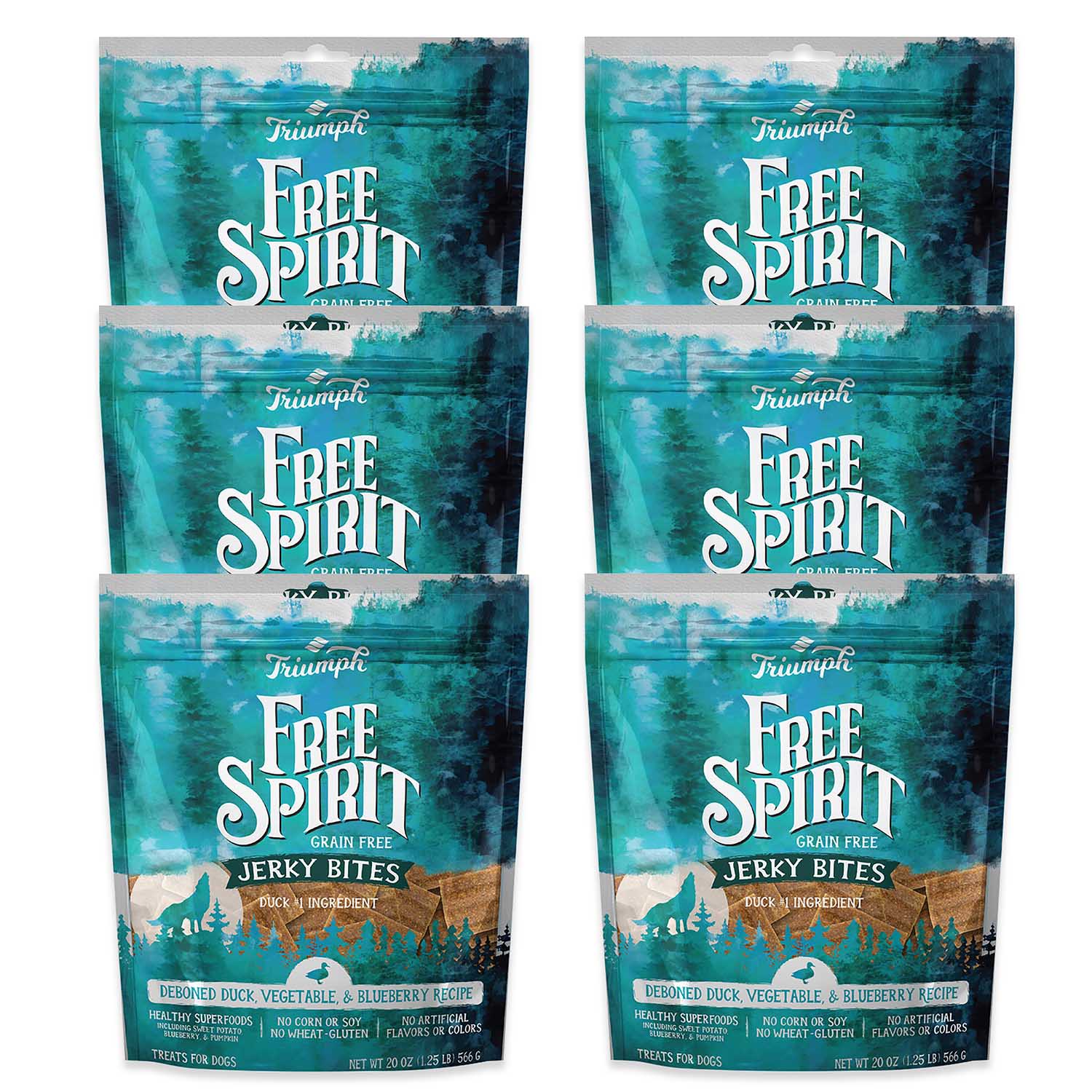 Free Spirit Deboned Jerky Bites Dog Treats, 20 oz - Image 10