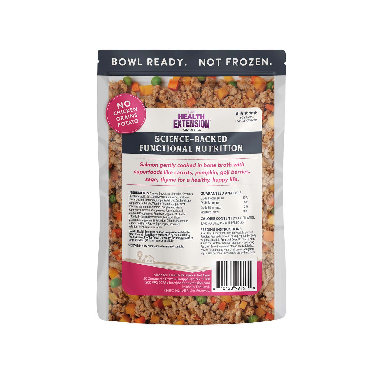 Health Extension Grain-Free Dog Food Pouches - Gently Cooked in Bone Broth - Image 11