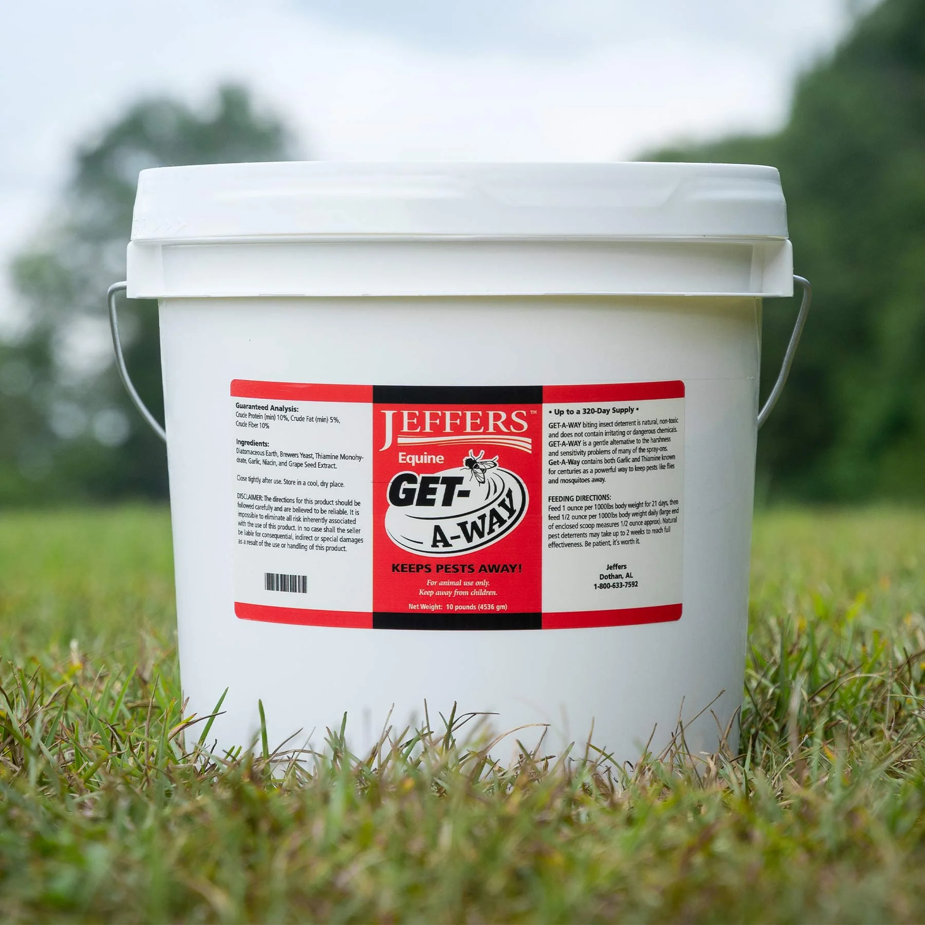 Jeffers Equine Get-A-Way Feed-Thru Biting Insect Deterrent Supplement for Horses - Image 3