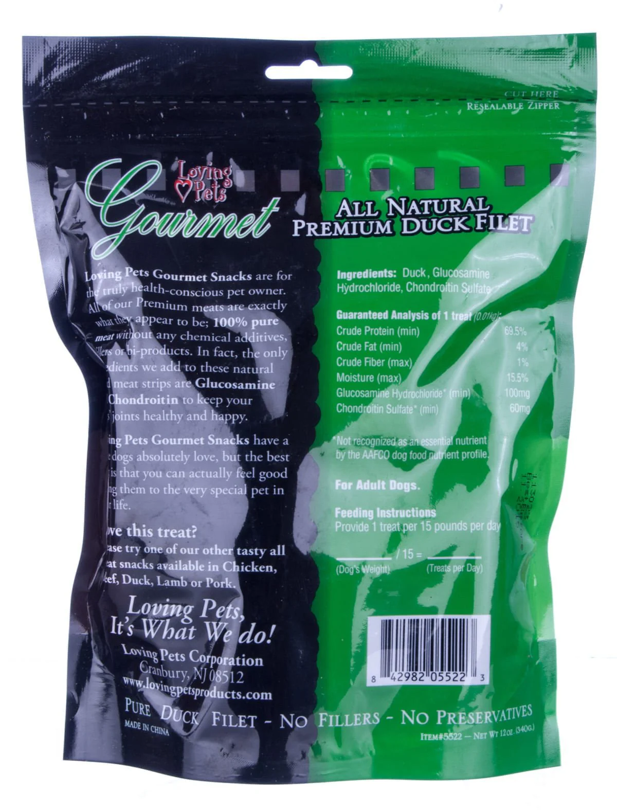 Gourmet All Natural Premium Duck Filet Dog Treats - Image 2