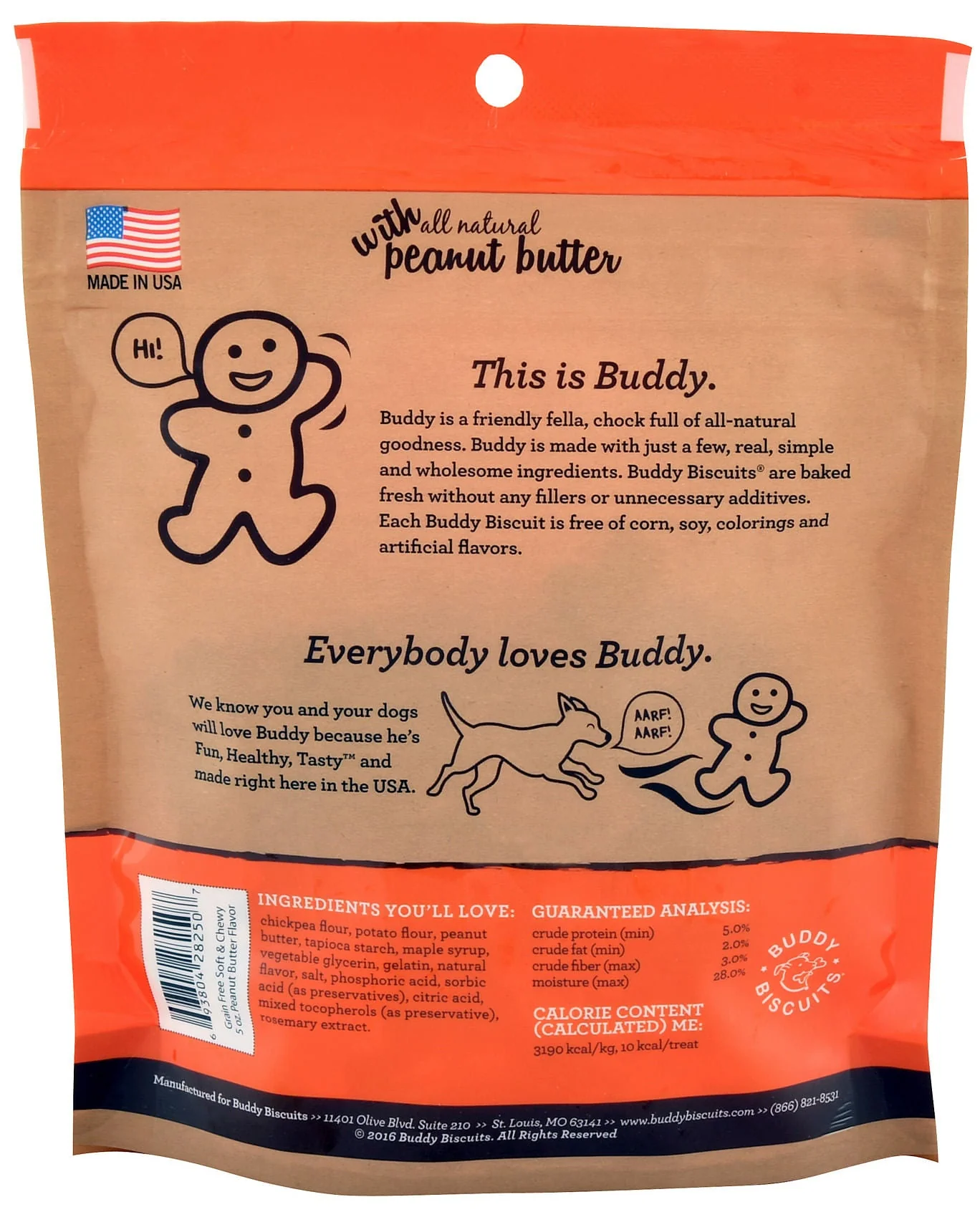 Grain Free Buddy Biscuits, Soft and Chewy Treats, 5 oz - Image 6