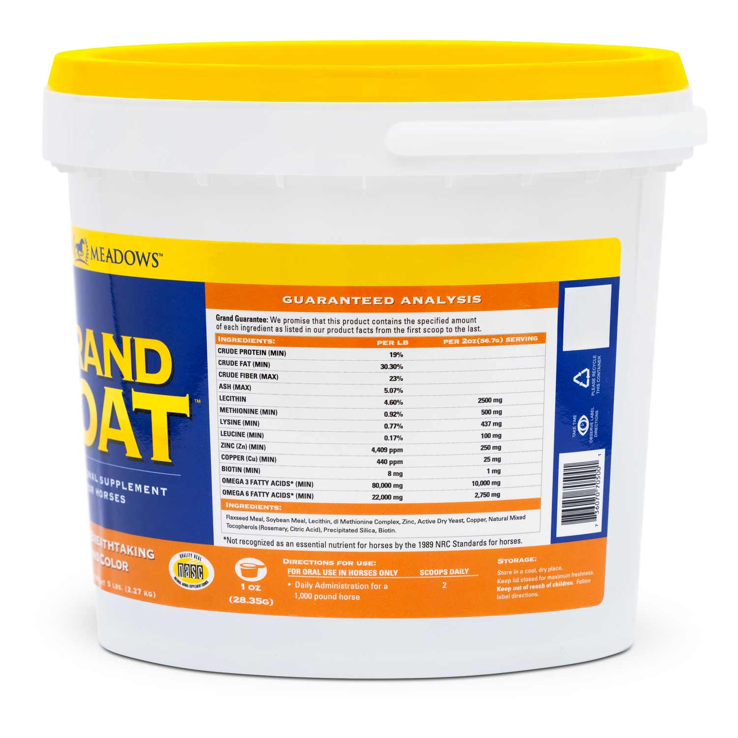 Grand Coat Skin & Coat Powdered Supplement for Horses - Image 3