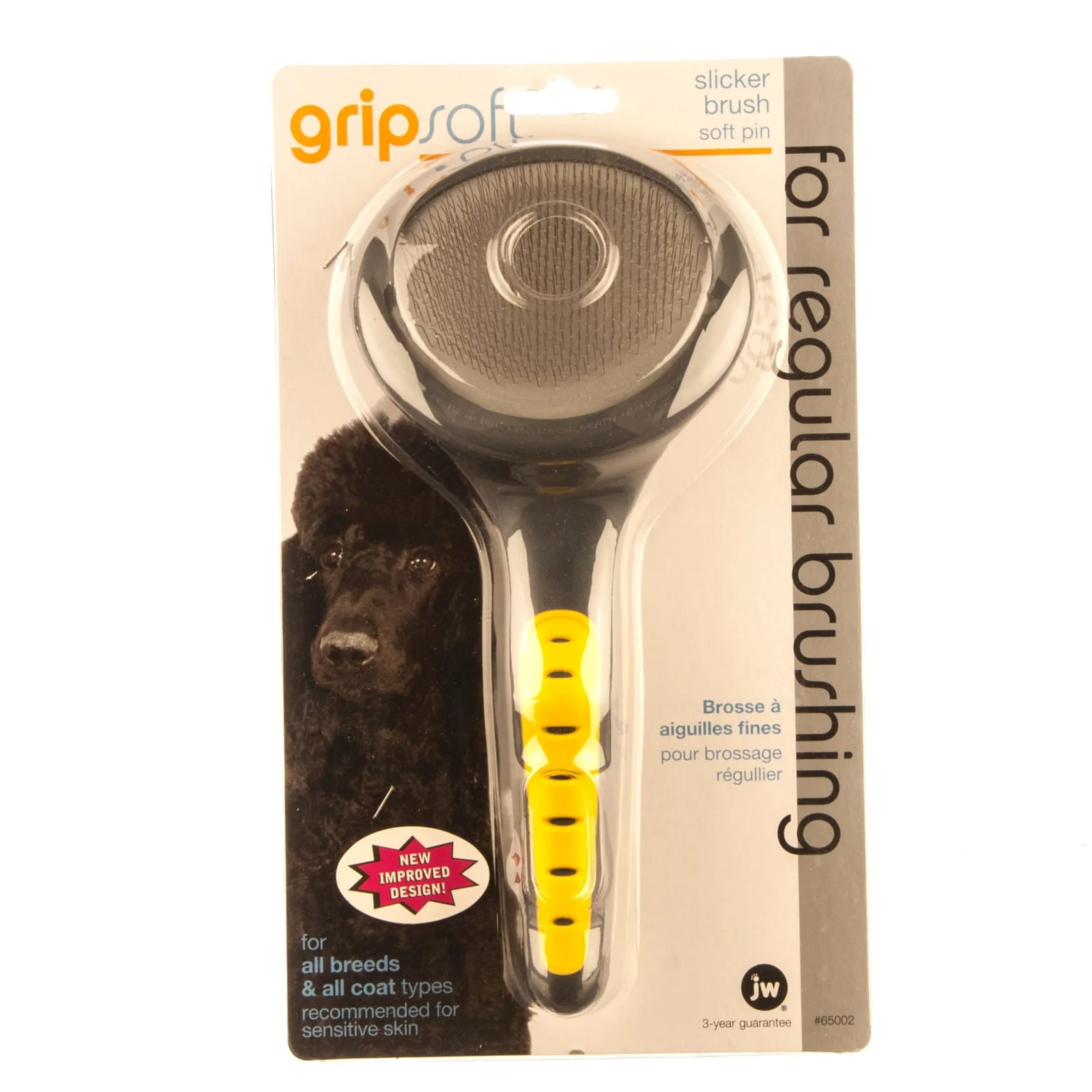 GripSoft Slicker Brush for All Breeds & Coat Types - Image 4