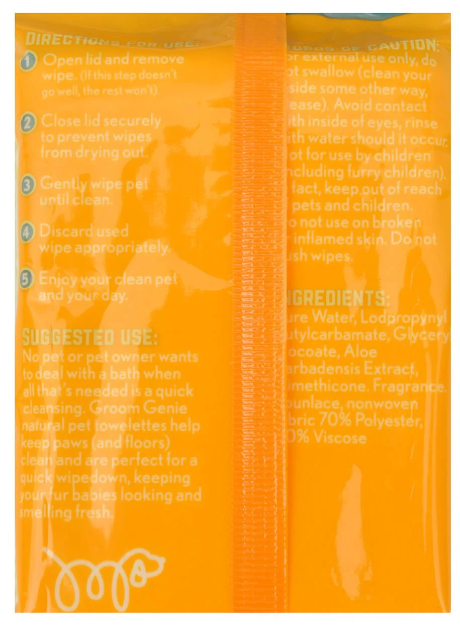 Groom Genie Everyday Clean Pet Wipes - Image 2