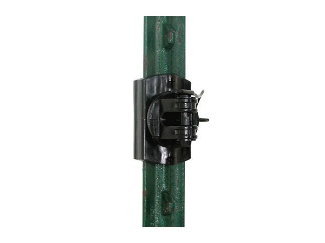 Heavy Duty Multi-Post Wide Jaw Pinlock Insulator – Snap-On T-Post, Wood & Vinyl Compatible
