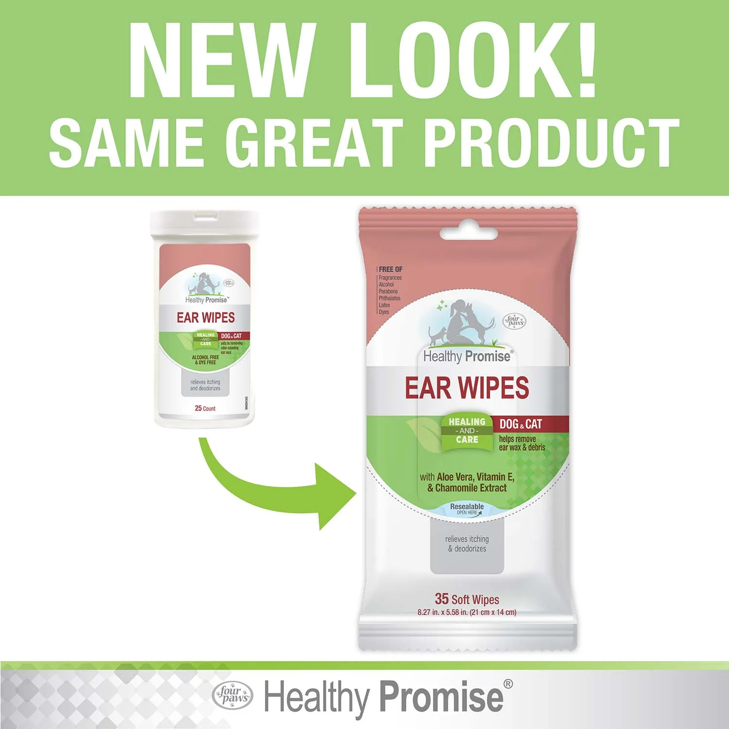 Healthy Promise Cat & Dog Ear Wipes, 35 ct - Image 7