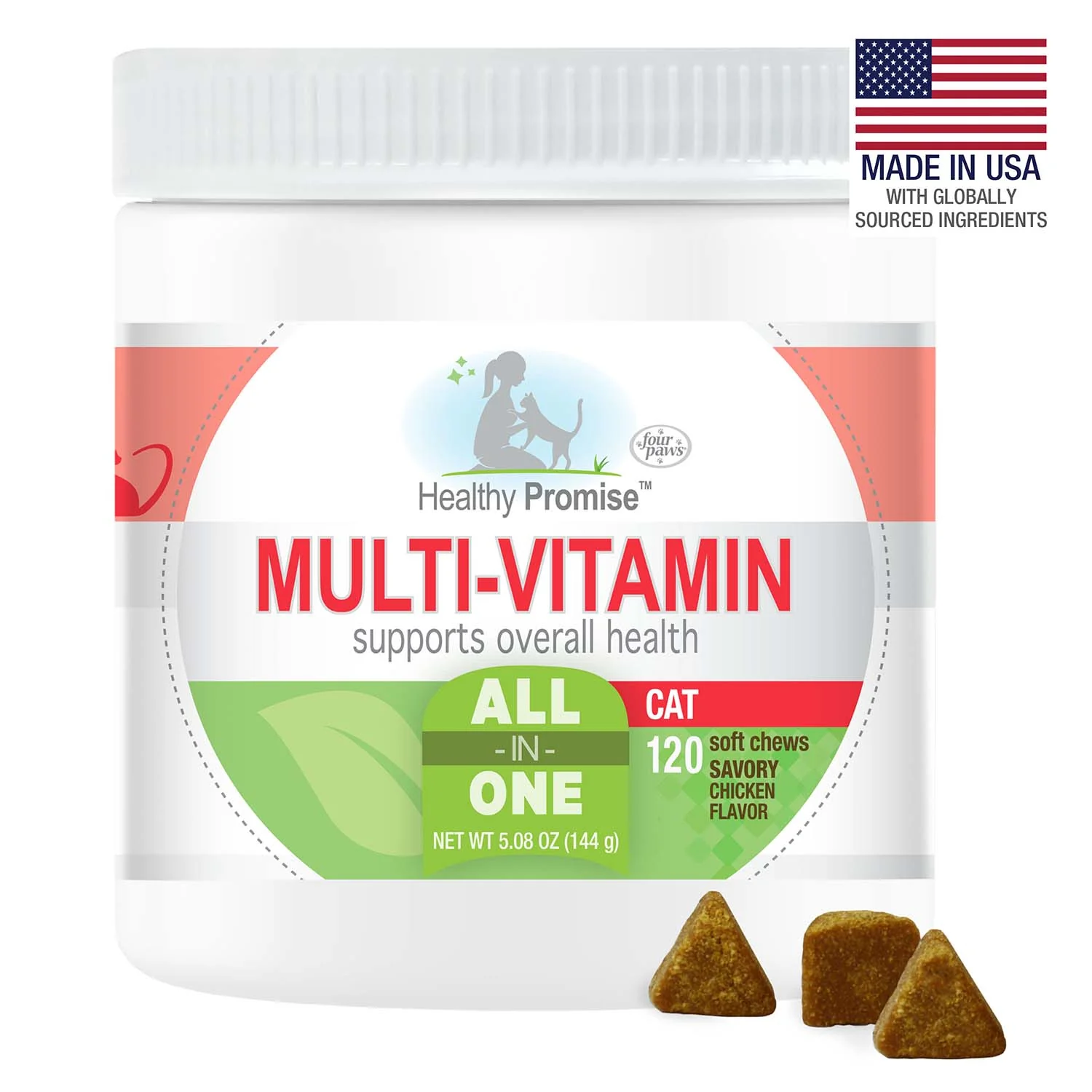 Healthy Promise Multi-Vitamins For Cats, Savory Chicken, 120 ct - Image 4