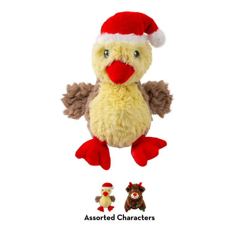 KONG Holiday Comfort Tykes Assorted Plush Dog Toys - Crinkles & Squeaks - Image 5