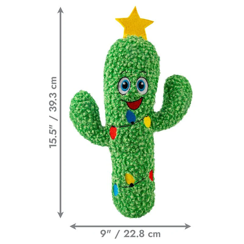 KONG Holiday Kickeroo® Cactus Plush Catnip Crinkle Cat Toy - Image 3