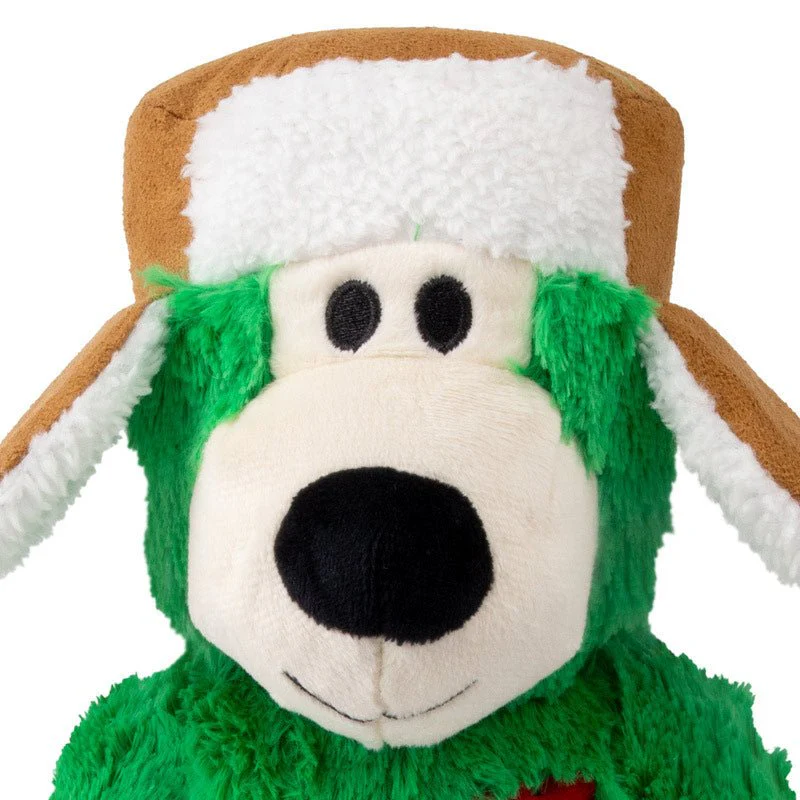 KONG Holiday Plush Wild Knots Bear Dog Toy, Assorted Colors - Image 7