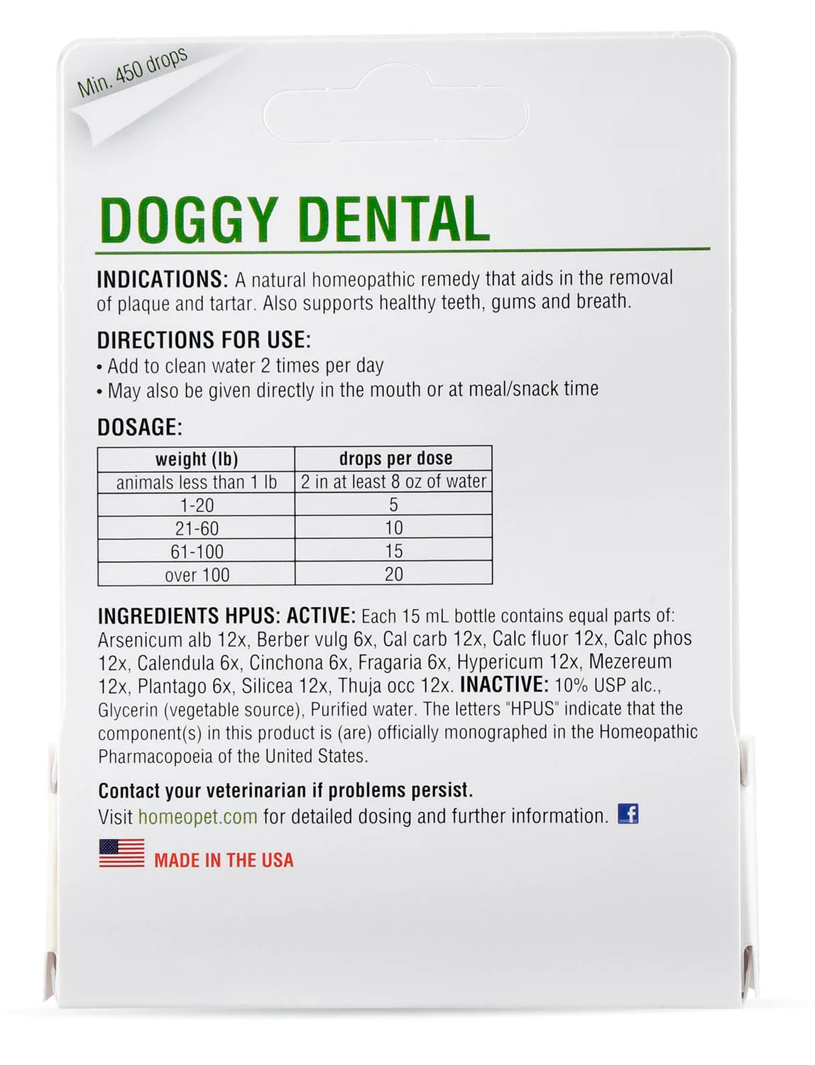 HomeoPet Doggy Dental Homeopathic Dental Remedy for Dogs, 15 Ml - Image 2