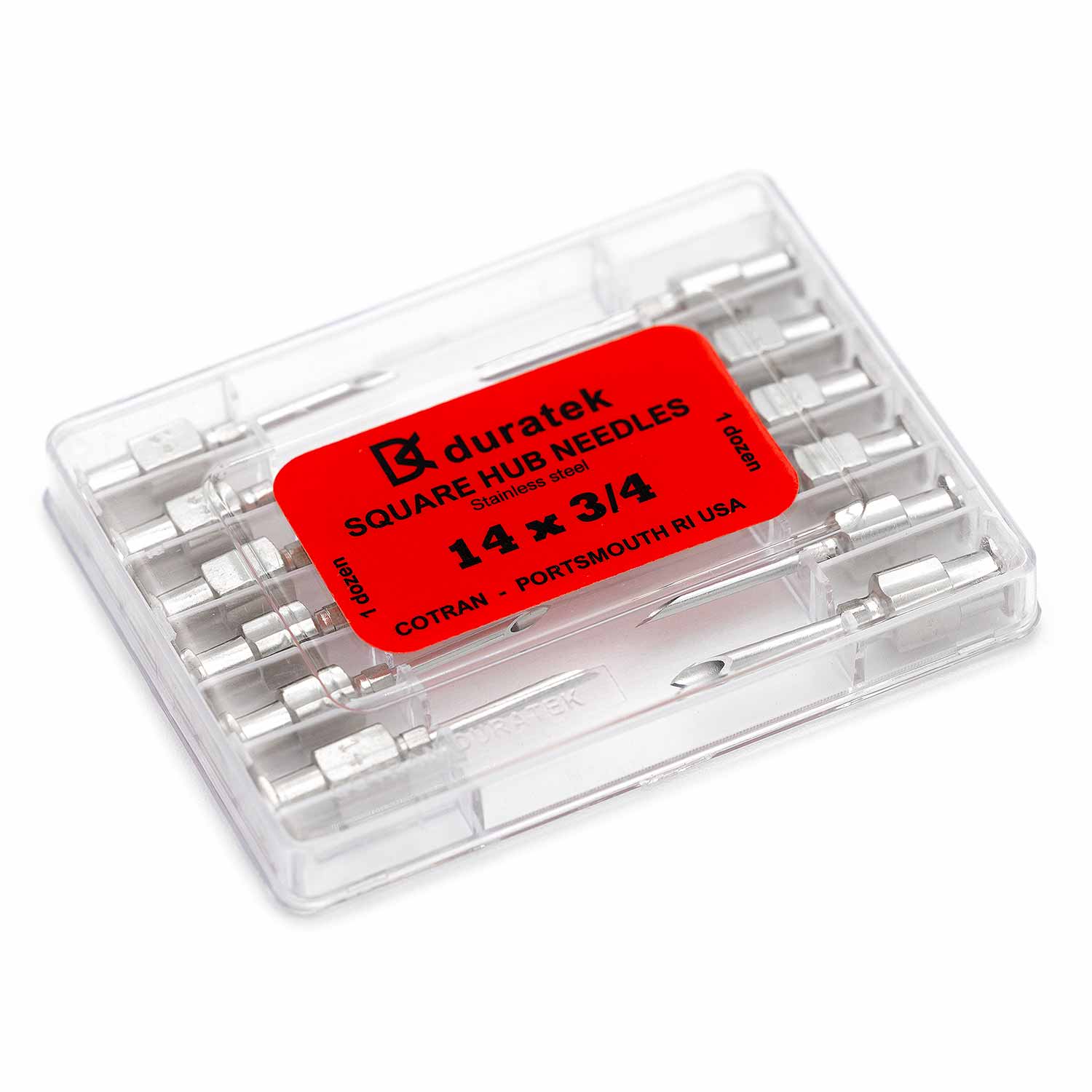 Jeffers Stainless Steel Veterinary Needles, 12 Pack - Image 2